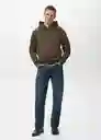 Buzo Sudadera Bono Oliva Talla M Hombre Mango