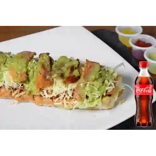 Combo Perro Mexicano + Coca Cola Original 400 ml