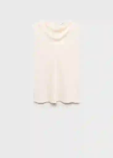Blusa Mart Crudo Talla M Mujer Mango