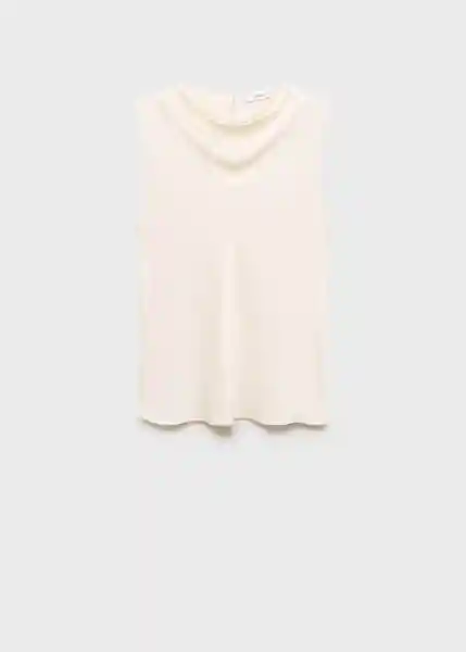 Blusa Mart Crudo Talla M Mujer Mango