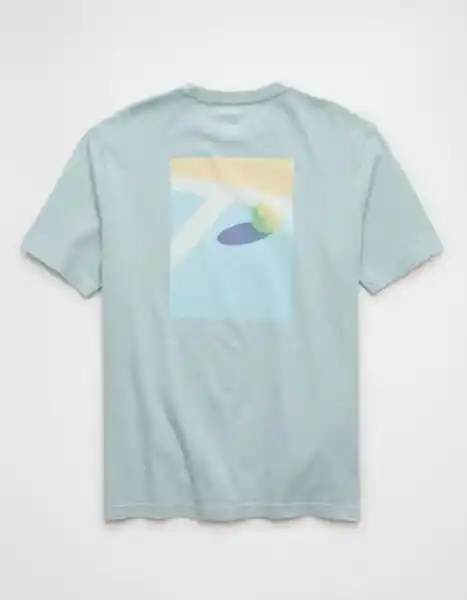 Camiseta Hombre Azul Talla: SMALL 4317395 American Eagle