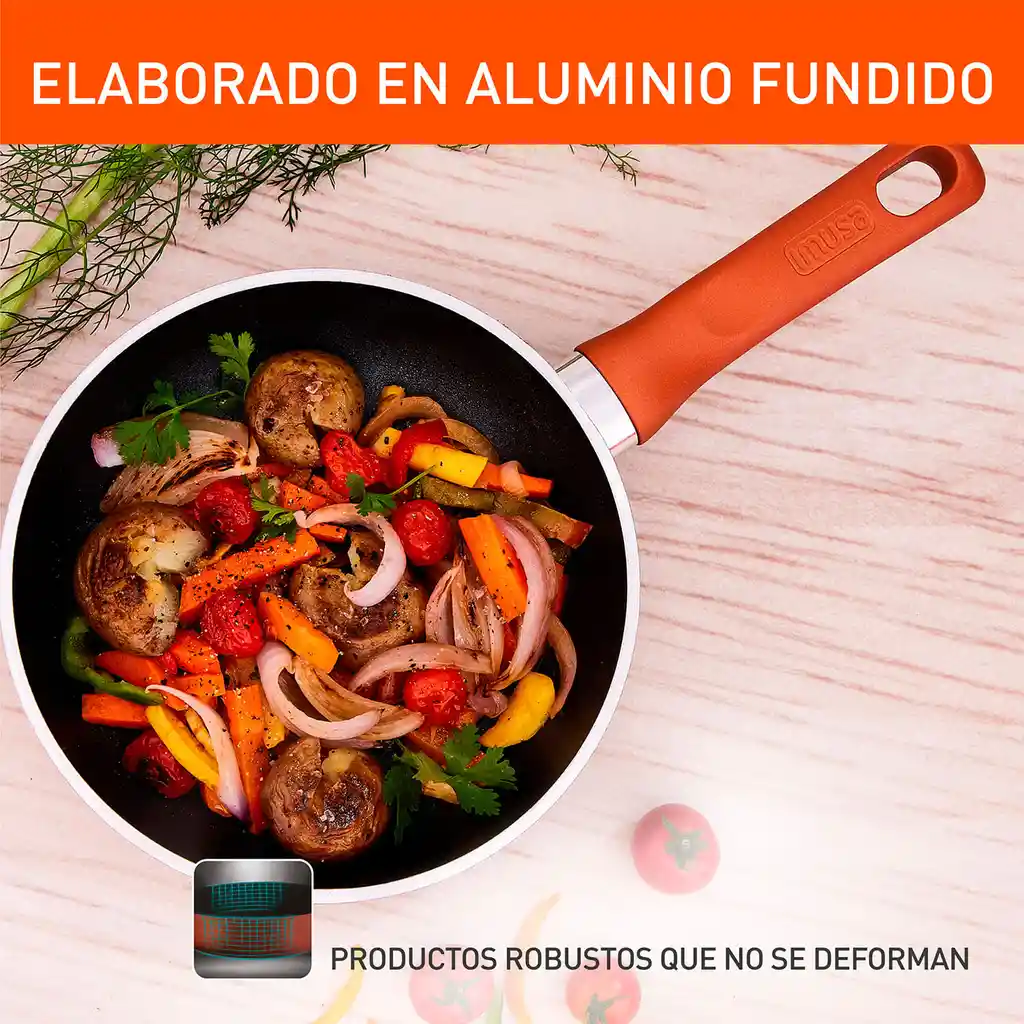Sartén Imusa 90 Años Aluminio Fundido