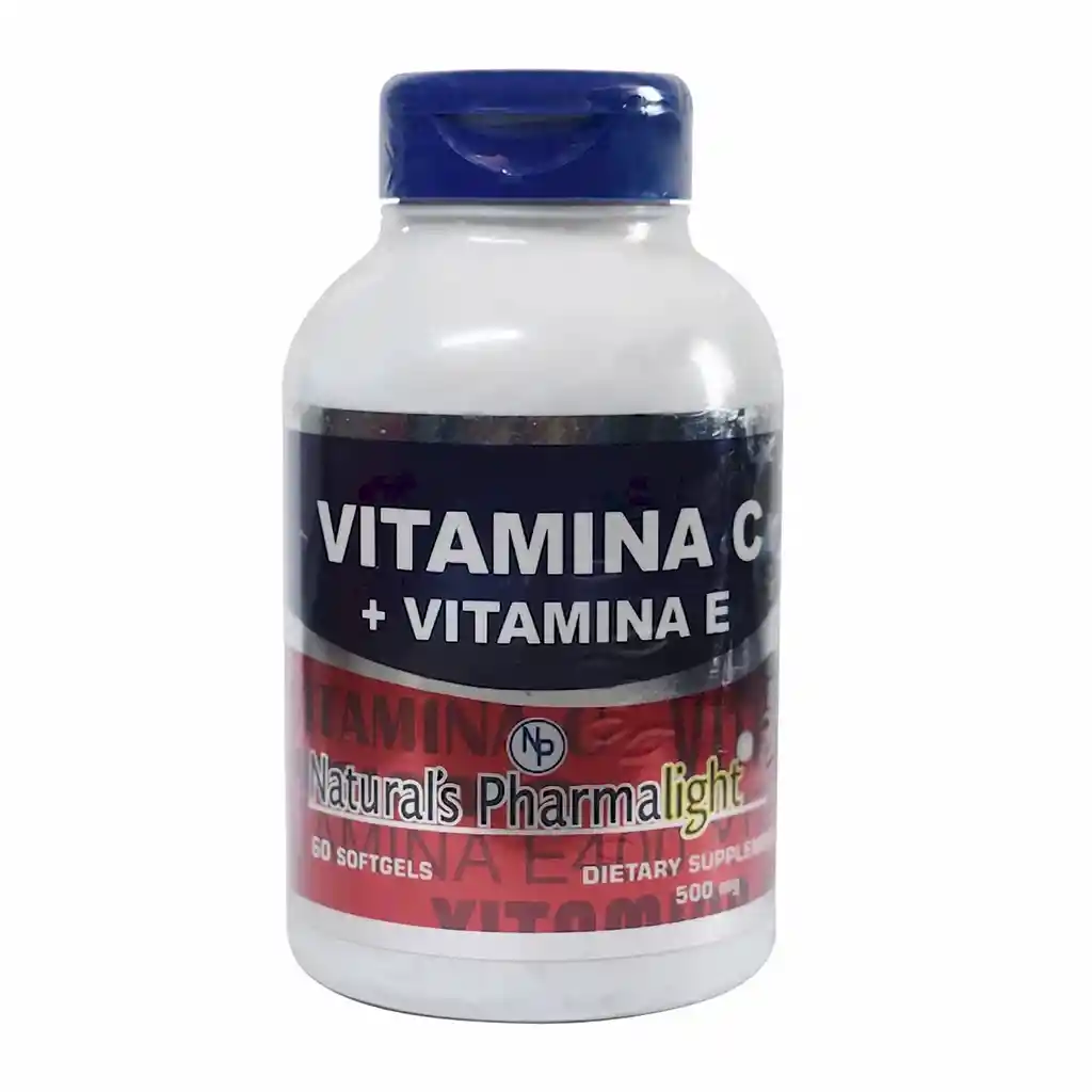 Vitamina E Pharmalight Vitamina C+Pharmalight X 60 Sofgels