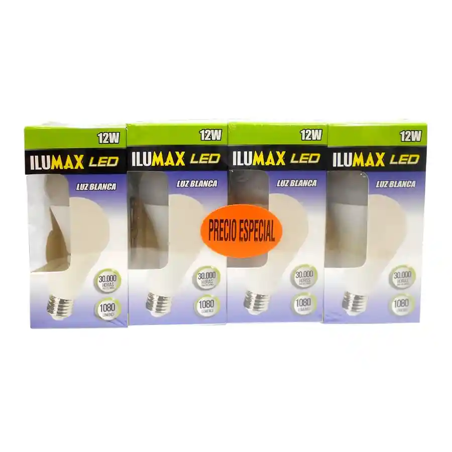 Bombillo Ilumax Led Luz Blanca 12 W