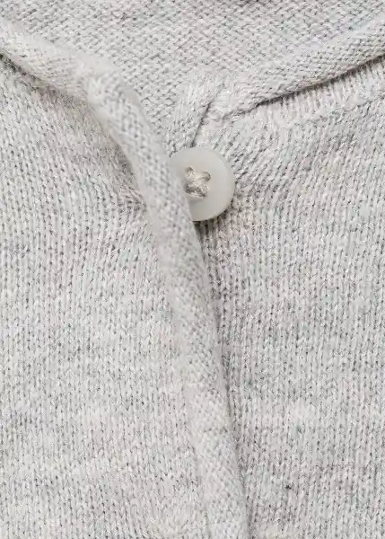 Cardigan Emma Gris Claro Vigore Talla 08 Niñas Mango