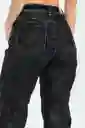 Jeans Mom Velvet Black