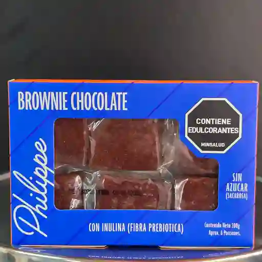 Brownies de chocolate sin azúcar x6