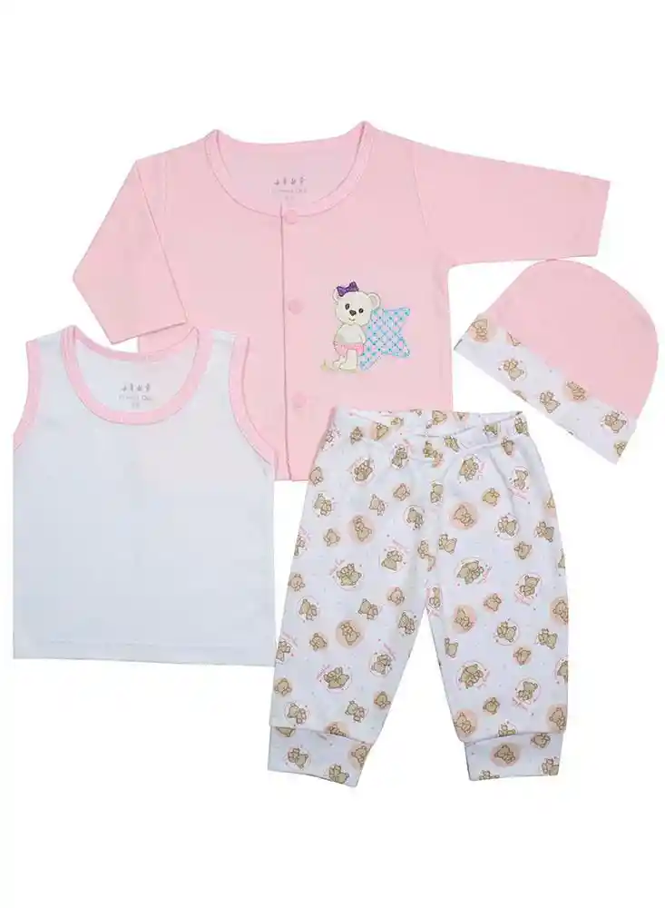 Set Primer Dia Para Bebe 0/0 Meses - Rdo Claro