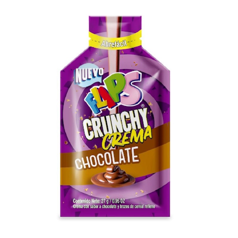 Flips Crema de Chocolate Crunchy 27 g