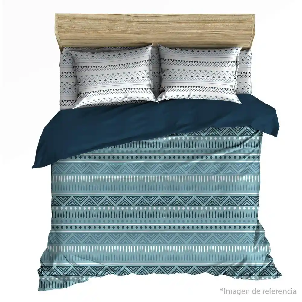 Set Edredon + Sj/c 100% Pol Otto Doble Exito 77224