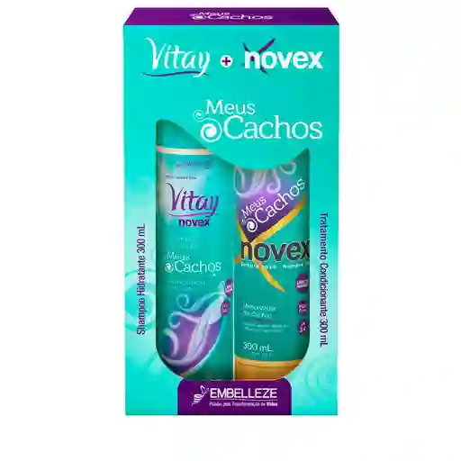 Novex Pack de Shampoo y Acondicionador Meus Cachos