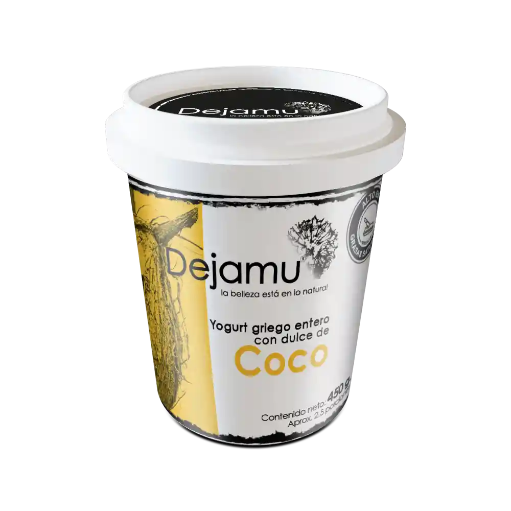 Dejamu Yogurt Griego con Dulce de Coco