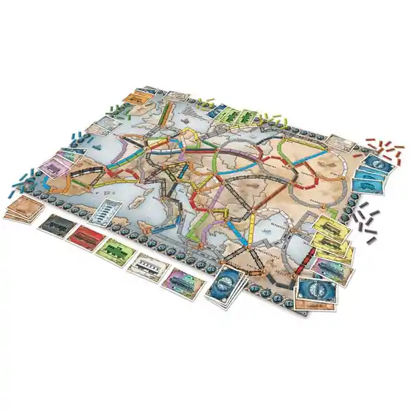 Avent Asmodee Juego De Mesa Ureros Al Tren Europa