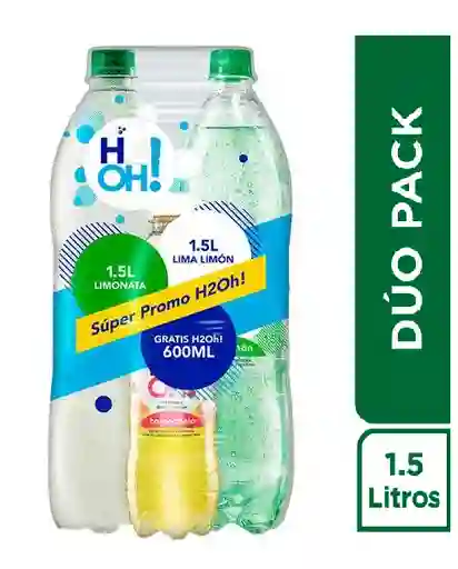   H2Oh! Agua Saborizada Dúo Pack