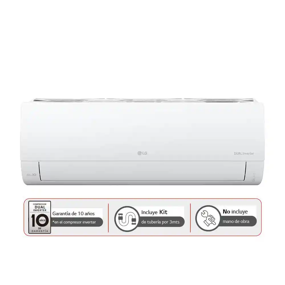Aire Acondicionado Dual Inverter Lg 12000 Btu 110 V V121win.sj0