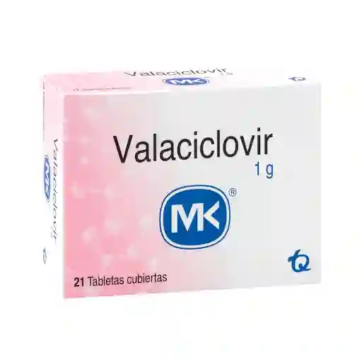 Mk Valaciclovir Tabletas Cubiertas (1 g)