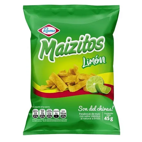 Maízitos Snack de Maíz Sabor a Limón 