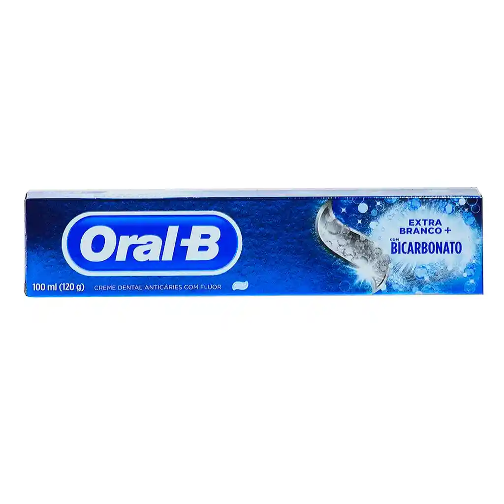 Oral-B Crema Dental Extra Blanco con Bicarbonato