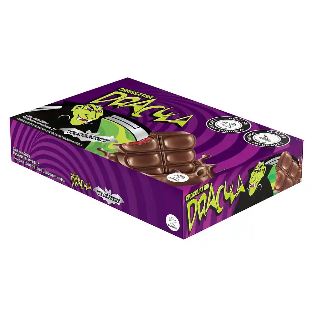 Chocolatina. Dracula Fresa Dracula (252 Gr)