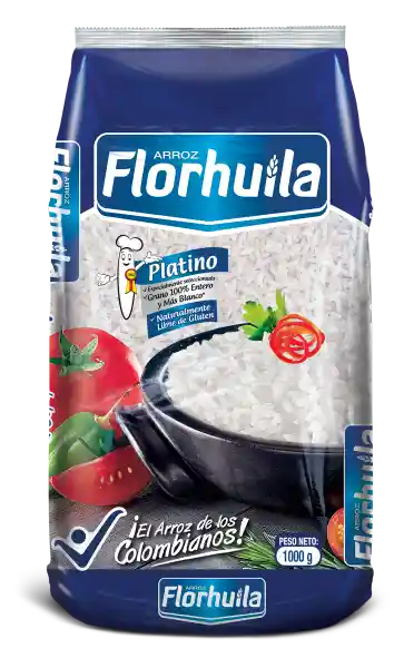 Florhuila Arroz Blanco Platino sin Gluten