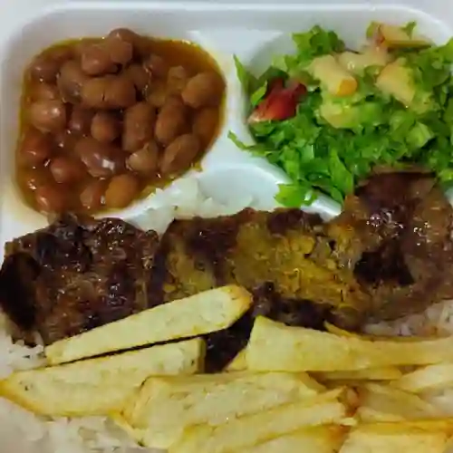 Bandeja con Carne de Res