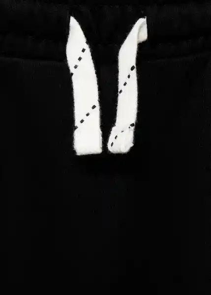 Short Lea Negro Talla 10 Niñas Mango