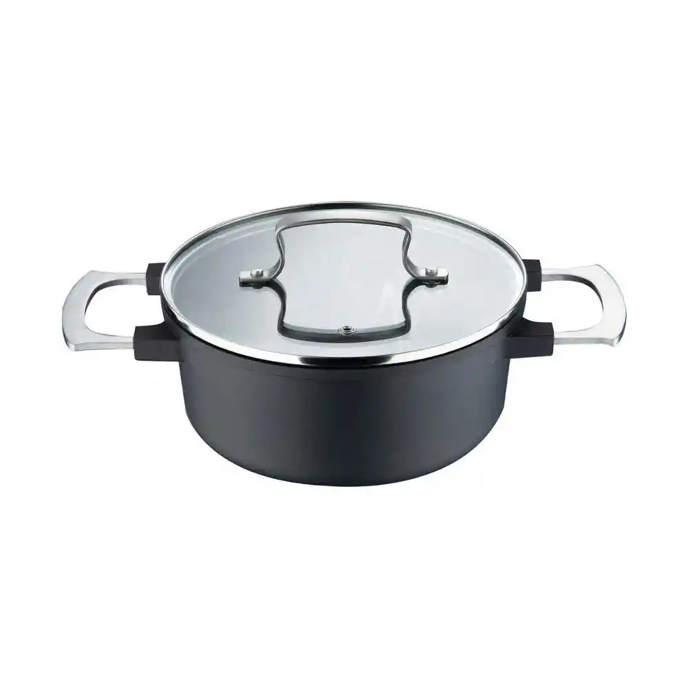 Olla Con Tapa Finlandek Select Aluminio Fundido Olla Negro Mate Aluminio Fund 1 Negro