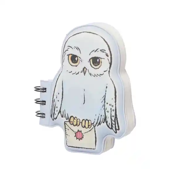 Cuaderno en Relieve Hedwig 80 Hojas Serie Harry Potter Miniso