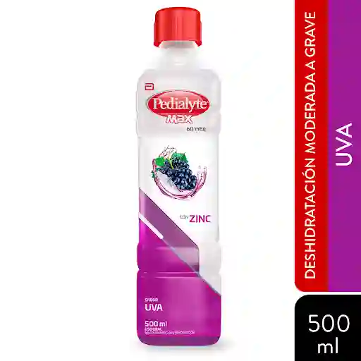 Pedialyte Suero Oral Max Sabor a Uva