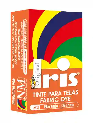 Iris Tinte para Telas Tono 3 Naranja