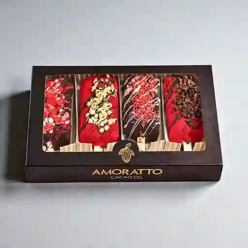 Paletas de Helado X 4Un Rojas