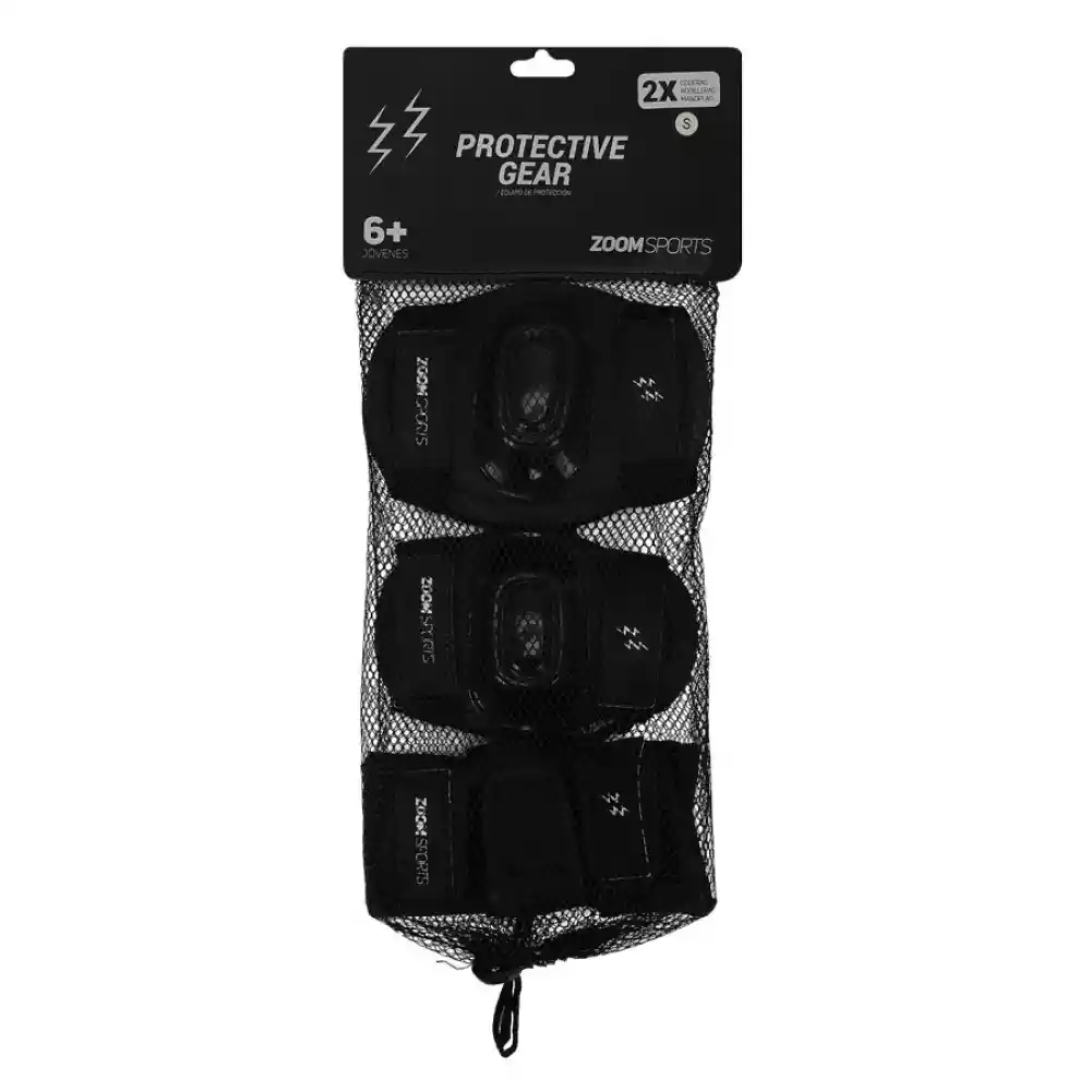 Zoom Sports Equipo de Protección 3 pe Alto Impact Talla S