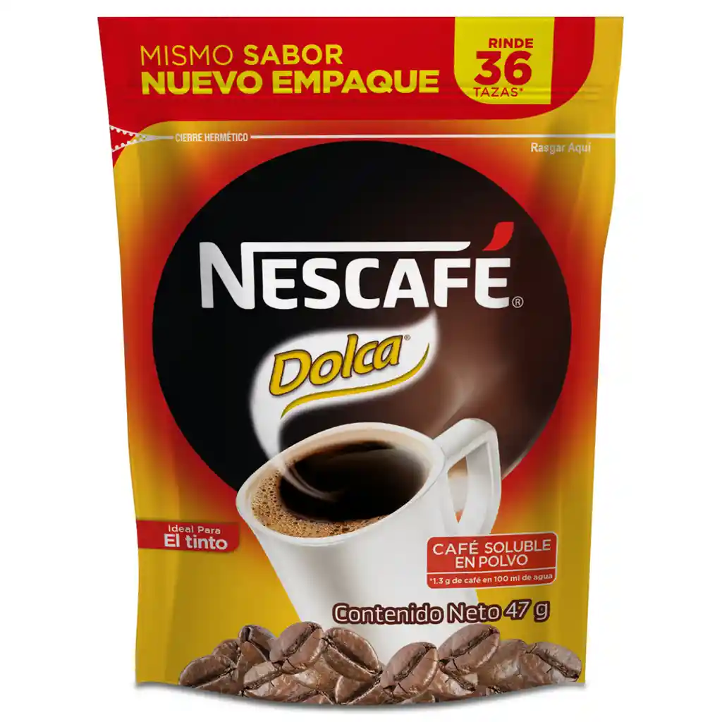 Café soluble NESCAFÉ Dolca x 47g