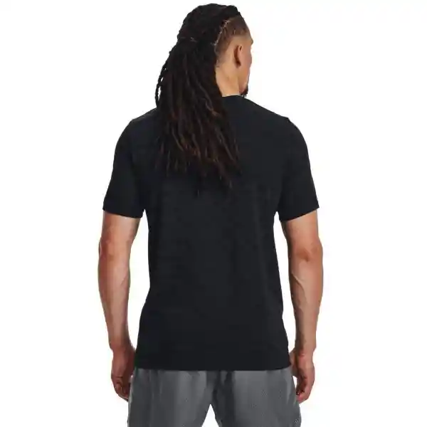 Under Armour Camiseta Seamless Hombre Negro Talla LG 1379281-001