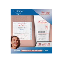 Kit Avene Crema Hydrance Aqua-gel + Desmaquillantes
