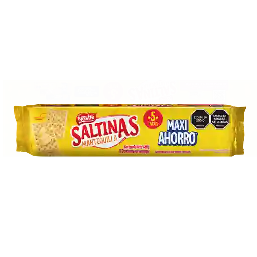 Galletas SALTINAS Mantequilla 5 tacos x 480g