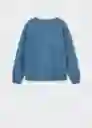 Sudadera Dance Azul Talla 10 Niñas Mango