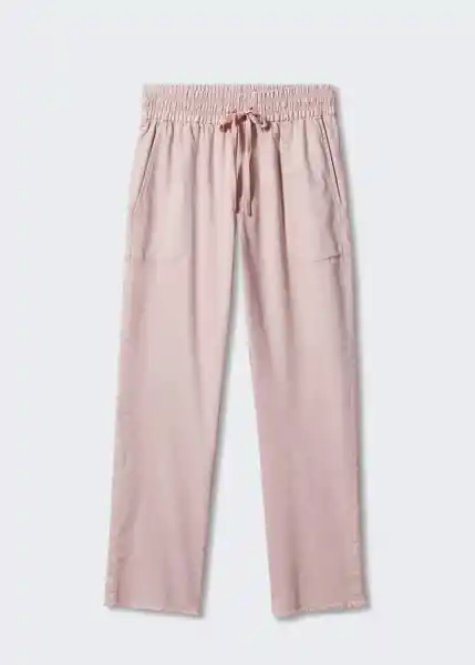 Pantalón Lena Rosa Pastel Talla 18 Mujer Mango