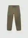 Pantalón Kenia Khaki Talla 07 Niños Mango