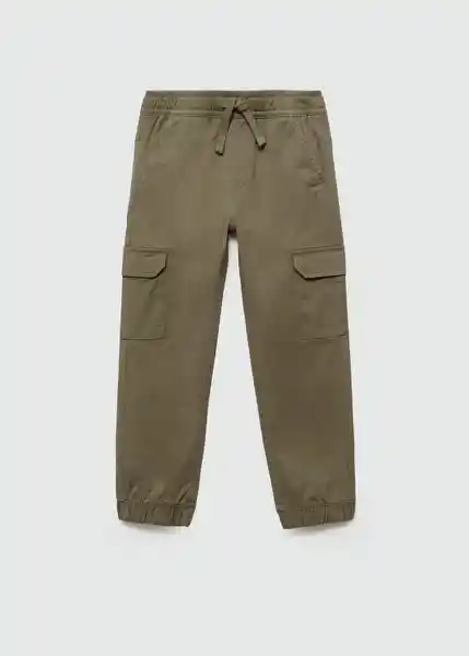 Pantalón Kenia Khaki Talla 07 Niños Mango