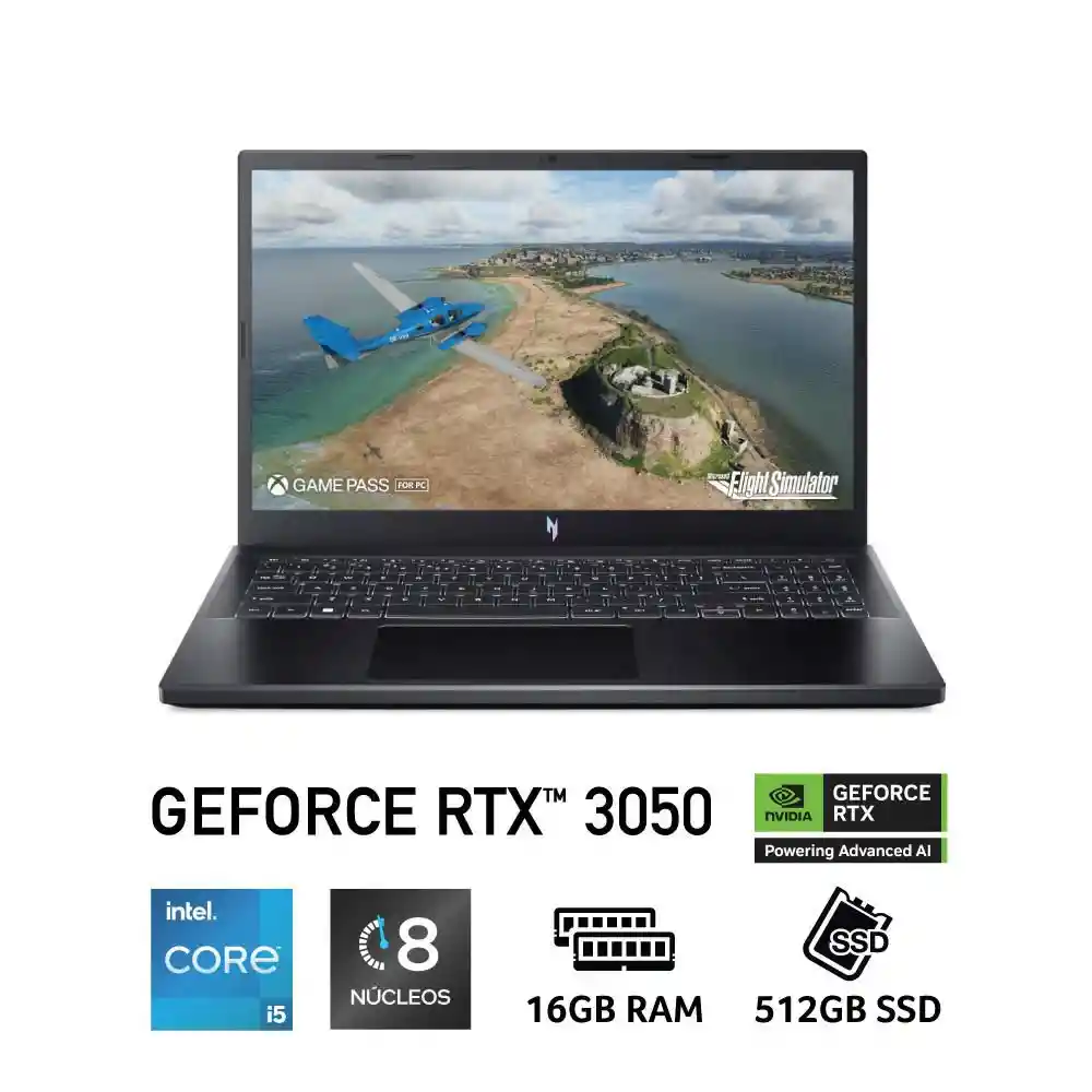 Computador Gaming Acer Gaming Anv155159d3 Intel Core I5 13420h Ram 16 Gb 512 Gb Ssd Anv155159d3