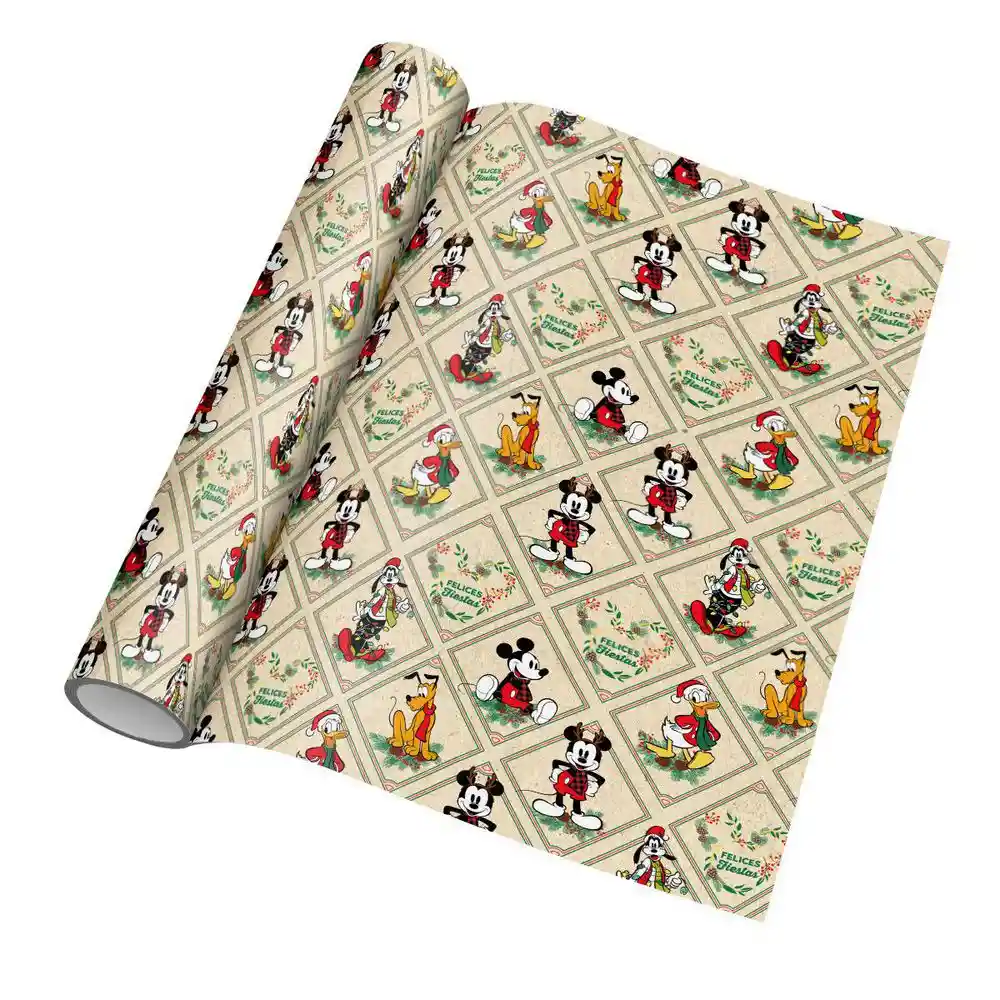 Rollo de Papel Regalo Navidad Disney Kraft Display Primavera 3755007