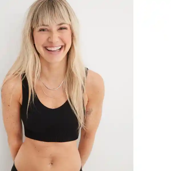 Bralette Negro Talla: SMALL American Eagle