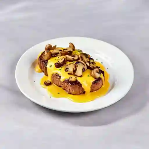 Churrasco Queso Y Champinones