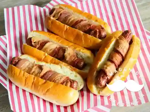 Perro con Tocineta y Piña