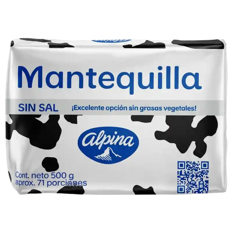 Alpina Mantequilla sin Sal en Barra