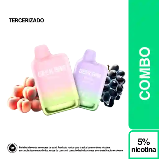 Combo Meloso Max Peach Ice + Meloso Mini Grape Jelly