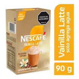 Vainilla Latte NESCAFÉ instantáneo x 90g
