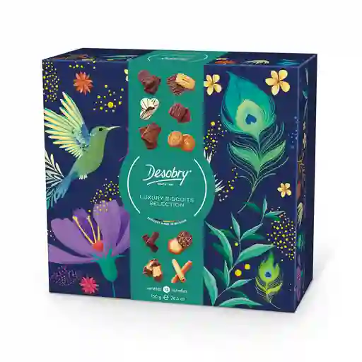 Galletas Surtidas Belga Con Cubierto de Chocolate