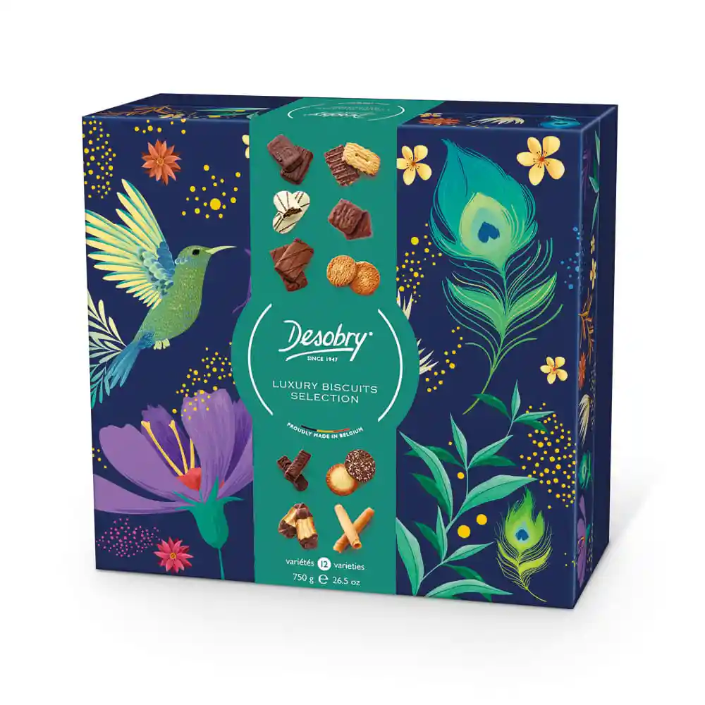 Galletas Surtidas Belga Con Cubierto de Chocolate